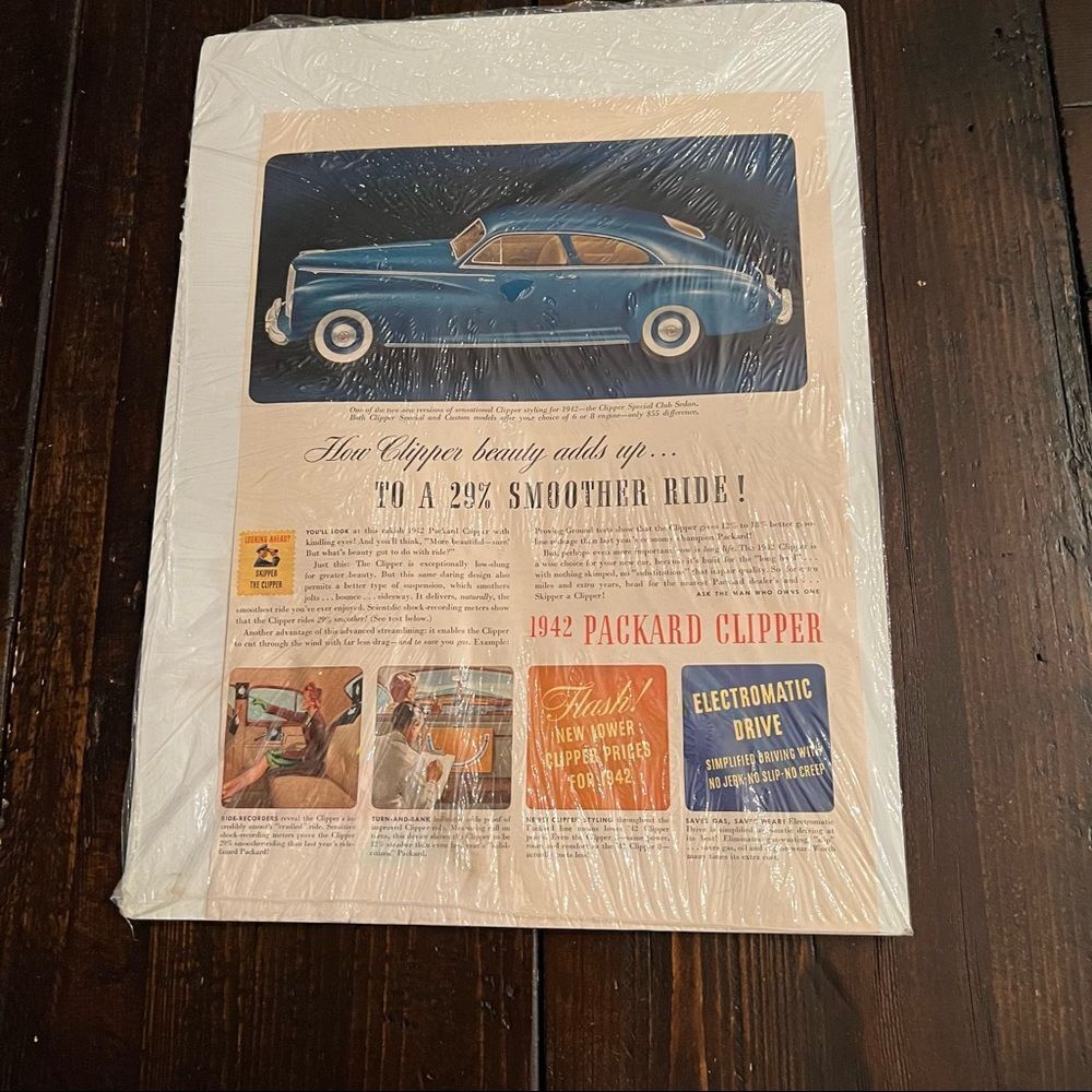 1942 Packard Clipper Advertisement